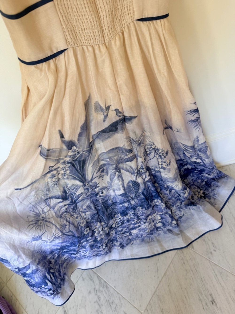 Zimmermann Wylie Picnic Midi Dress size 2 - Picture 4 of 8